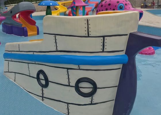 Acquascivolo della nave del campo da giuoco dei bambini di TUV per la località di soggiorno del cortile