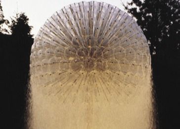 Accessori d'ottone ss 304 Crystal Ball Jet della fontana dello stagno di Chrome