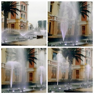 La fontana dell'acciaio inossidabile 304 dota il multi getto d'un polverizzatore variabile della fontana