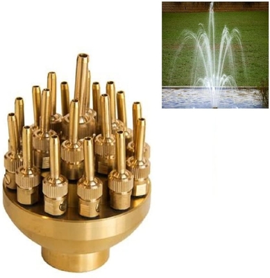 i 3 strati regolabili d'ottone 22m3/h sbocciano ugello della fontana