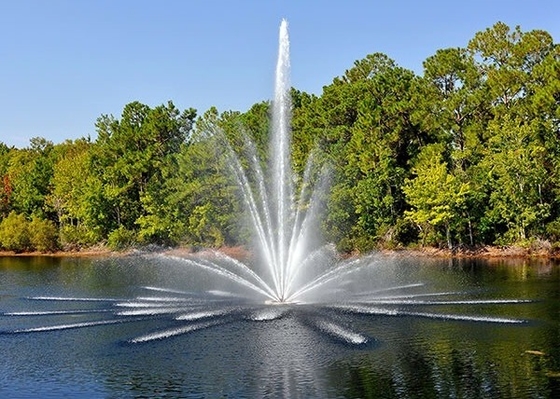 Fontana di galleggiamento di acciaio inossidabile per il lago