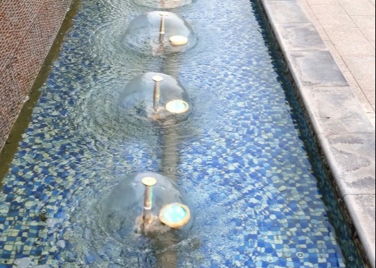 scorrimento dell'acqua del getto 22gpm dell'ugello della fontana di Bell dell'acqua di 1.5psi DN25