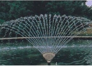La fontana ballante di racconto d'ottone di Chromplate Phoenix dota il livello d'un polverizzatore dello spruzzo d'acqua di 4m