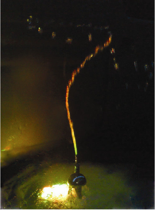 1,5" testa d'ottone dell'ugello della fontana dello stagno dell'ugello a getto della fontana del drago di rotazione di Chrome