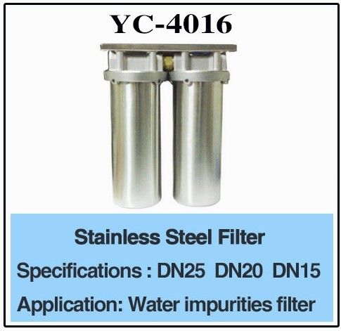 3/4" filtro da acqua dell'acciaio inossidabile di DN25 DN20
