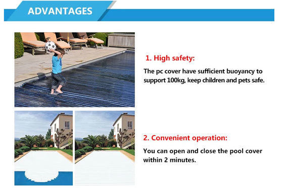 8X4M Swimming Pool Auto Cover